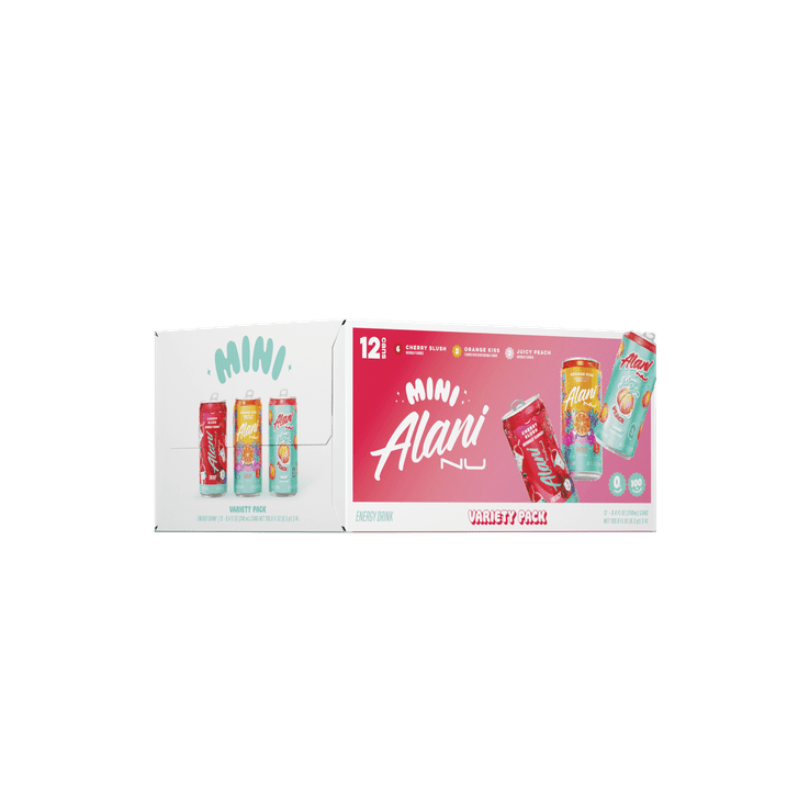 Alani Nu-NEW-Alani Nu Energy Drink Variety Pack|8.4oz 12-pack Variety-(12 Cans)