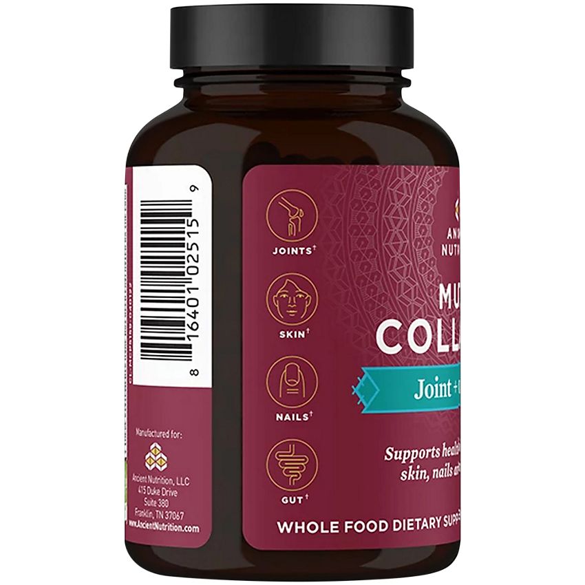 Ancient Nutrition|Joint + Mobility| Multi Collagen|Supports plus Hair,Skin & Nails(45 Capsules)