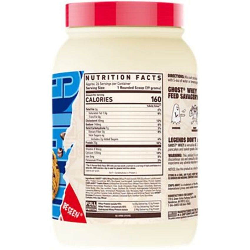 GHOST Whey Protein - CHIPS AHOY (2.2 Lbs. / 26 Servings)