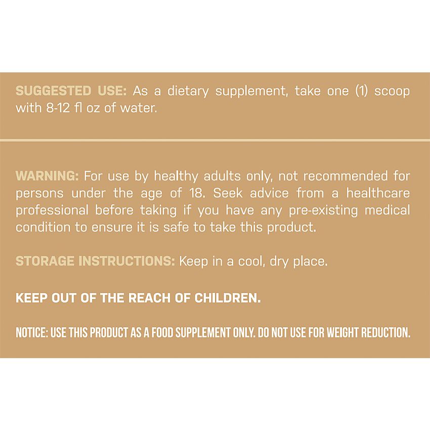 RAW CBUM Series Itholate Protein Powder|Vanilla Oatmeal Cookie-(1.7 lbs./25 Servings)