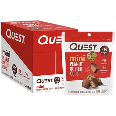 Quest Nutrition Quest Mini Protein Cups-Peanut Butter (6 Bags /16 Cups Per Bag)