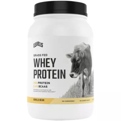 Levels Nutrition Grass Fed Whey Protein - Vanilla Bean (2 Lbs. / 28 Servings)