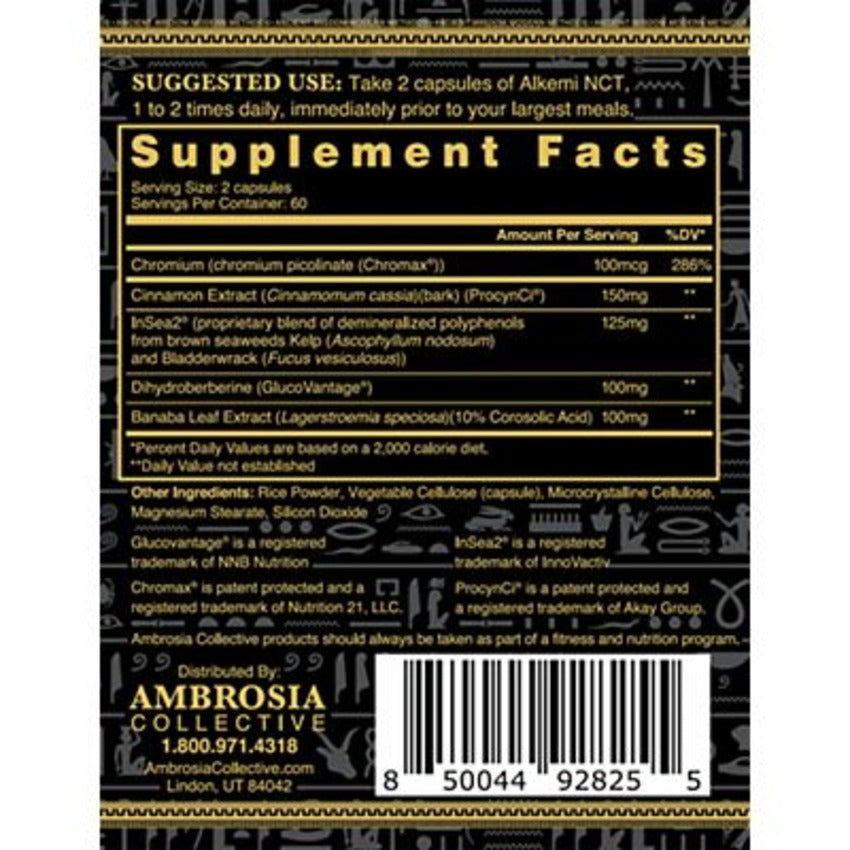 Ambrosia Collective Alkem |Glucose Disposal | 120 Capsules
