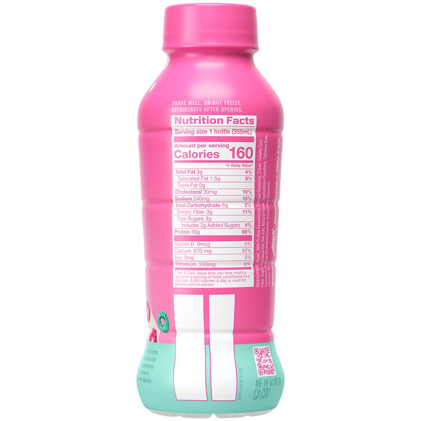 Alani Nu Protein Shake|Fruity Cereal|(12 Fl Oz. / 12 Drinks)
