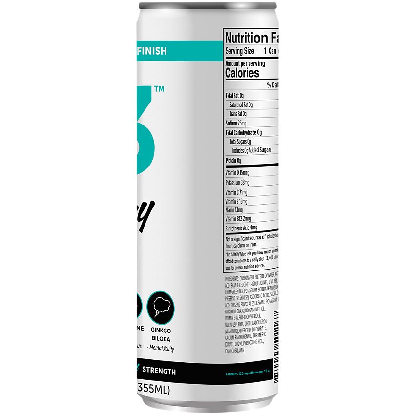 F3 Energy Energy Drink - Supports Mental Focus and Muscle Building - Tropical Theory (12 Drinks, 12 Fl Oz. Each)