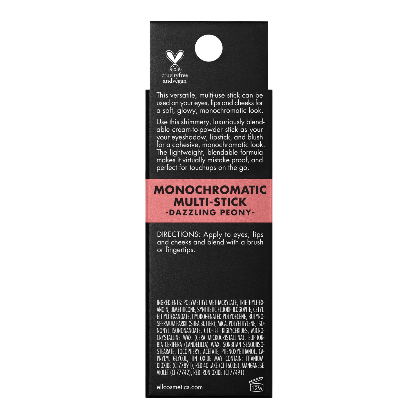 e.l.f | Monochromatic Multi-Stick|Dazzling Peony|0.155oz