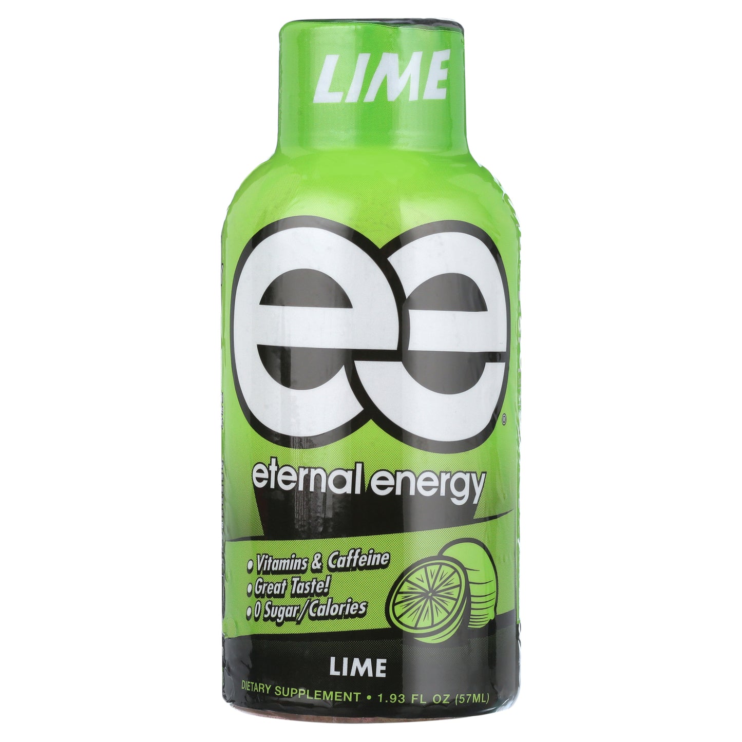 Eternal Energy|Eternal Energy Shot|Lime, 1.93 oz-12 Count