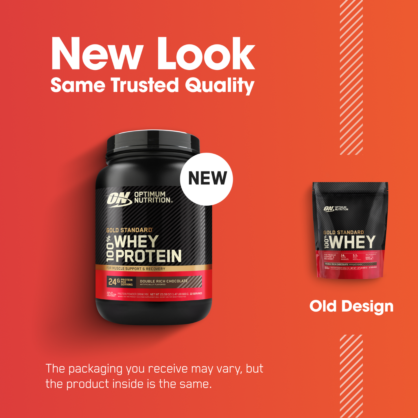Optimum Nutrition|Whey Protein Double Rich Chocolate flavor|Gold Standard 100% Protein Powder, 1.5lb Tub