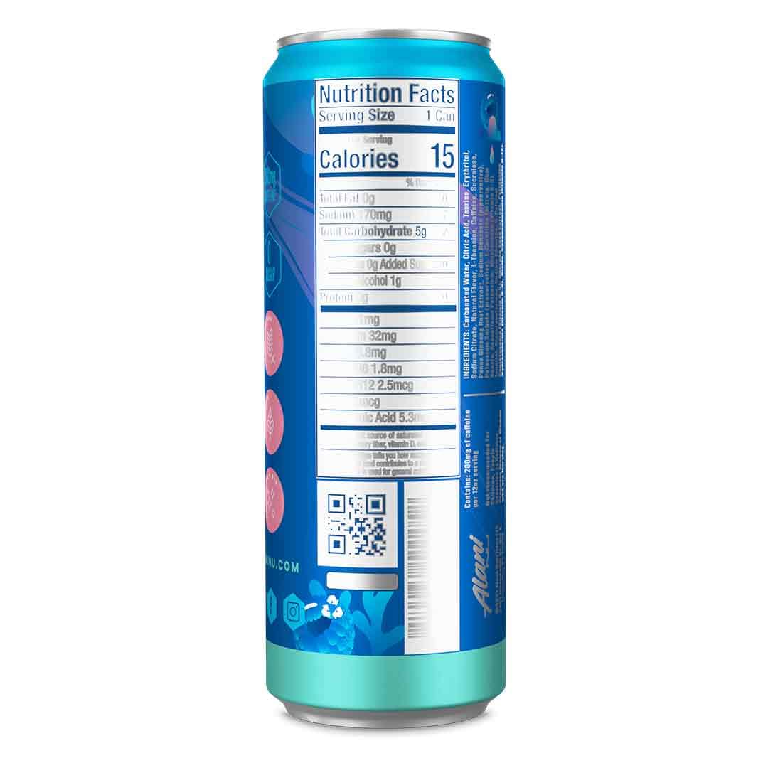Alani Nu Energy Drink -Breezeberry (12 Drinks, 12 Fl. Oz. Each)