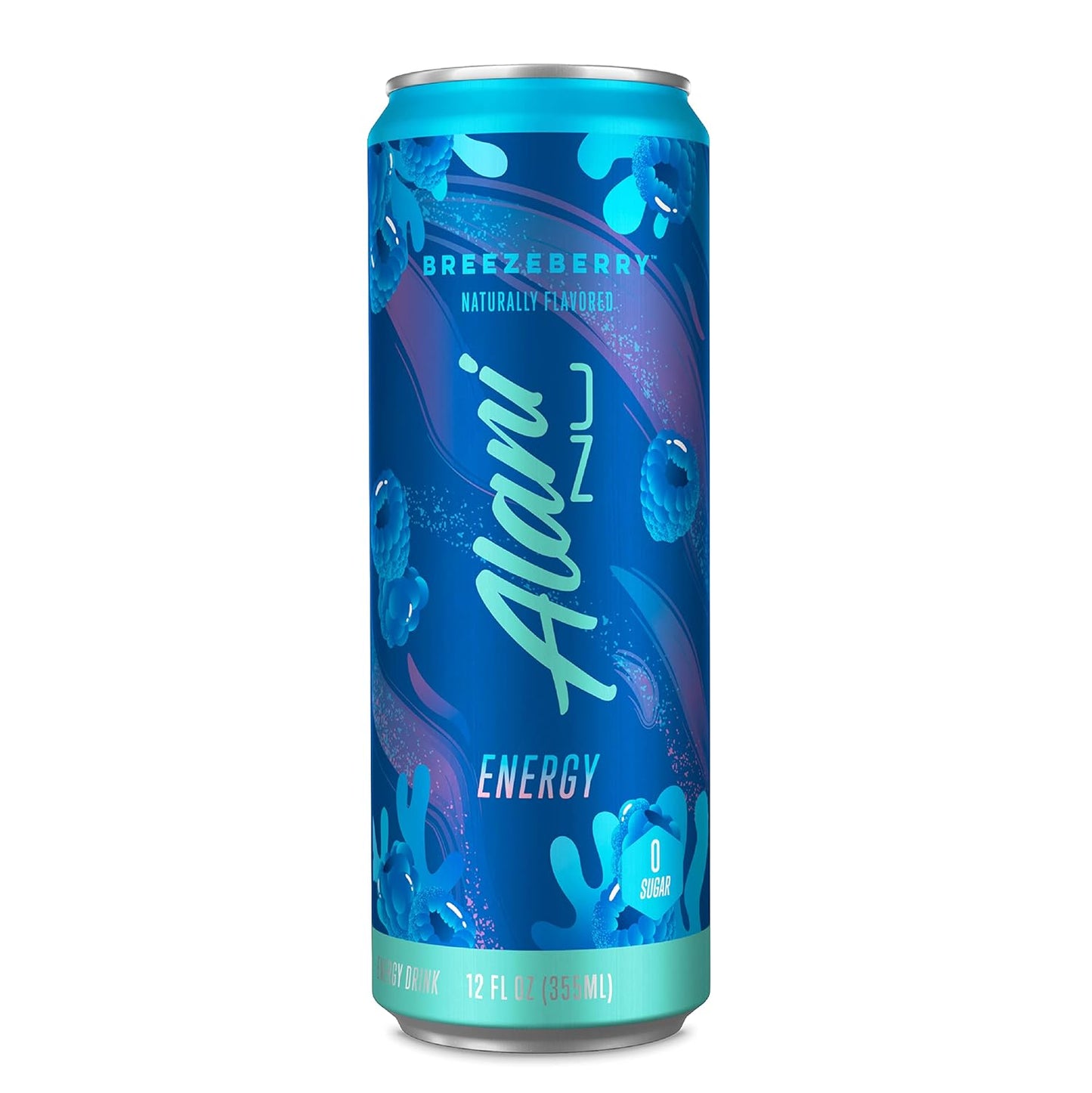 Alani Nu Energy Drink -Breezeberry (12 Drinks, 12 Fl. Oz. Each)
