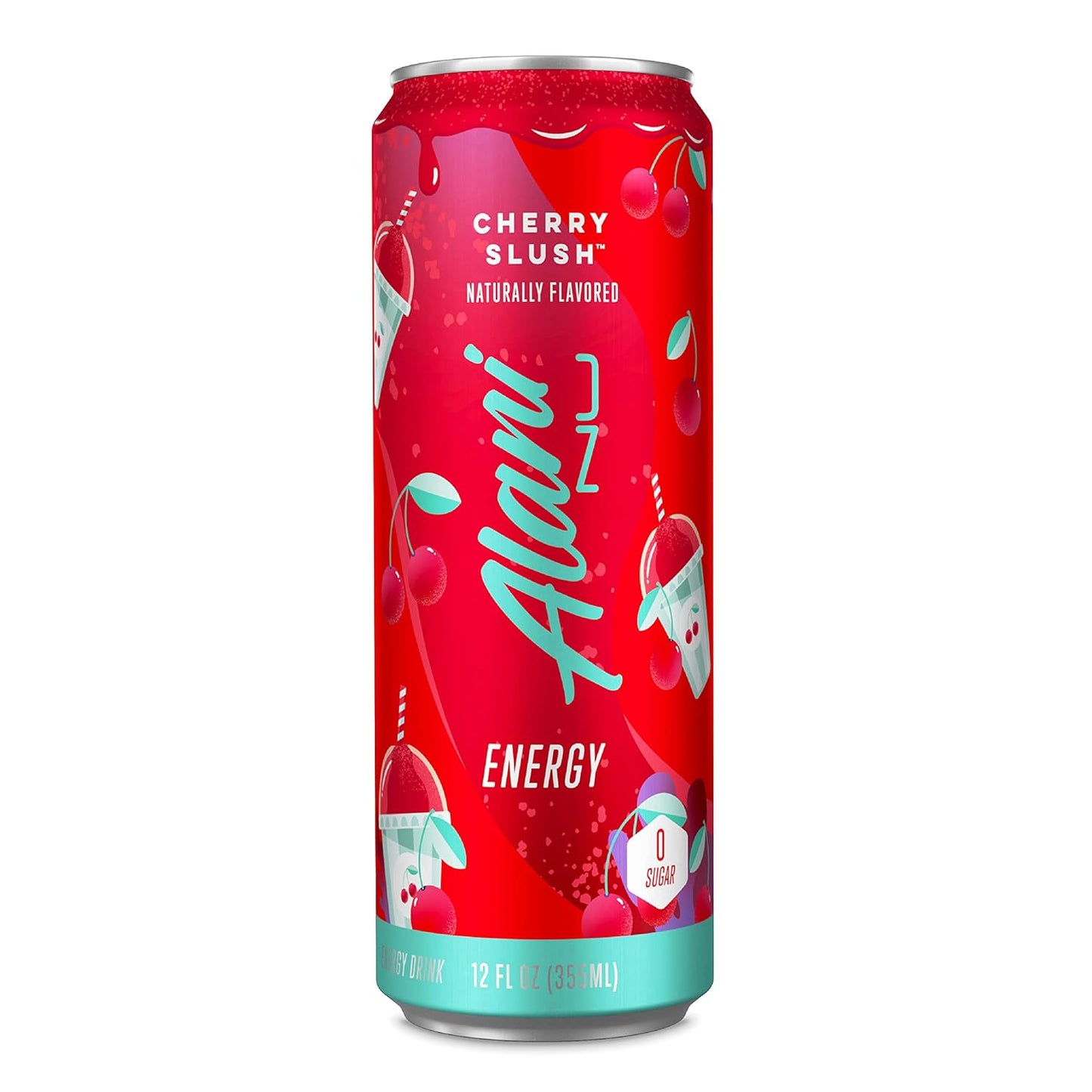 Alani Nu Energy Drink-Cherry Slush (24 Drinks, 12 Fl. Oz. Each)