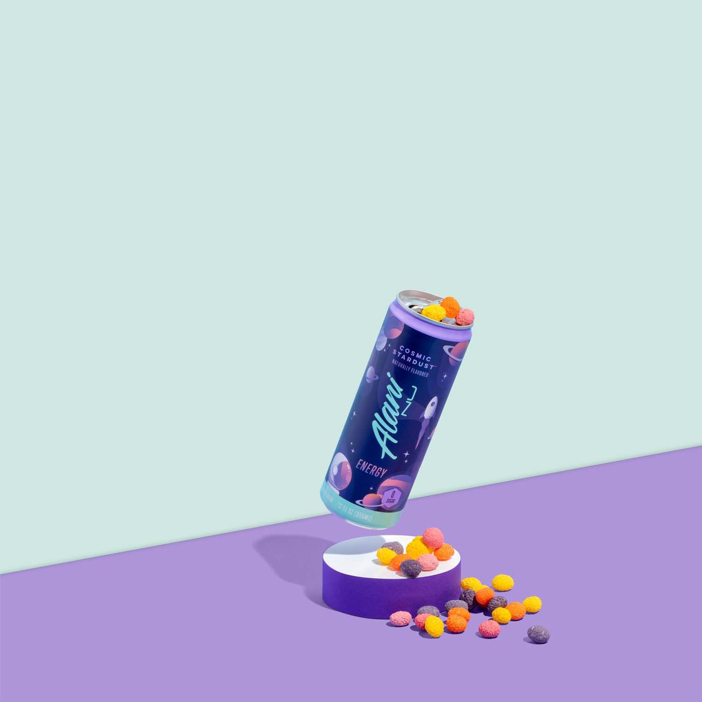Alani Energy Drink- Cosmic Stardust (12 Drinks, 12 Fl. Oz. Each)