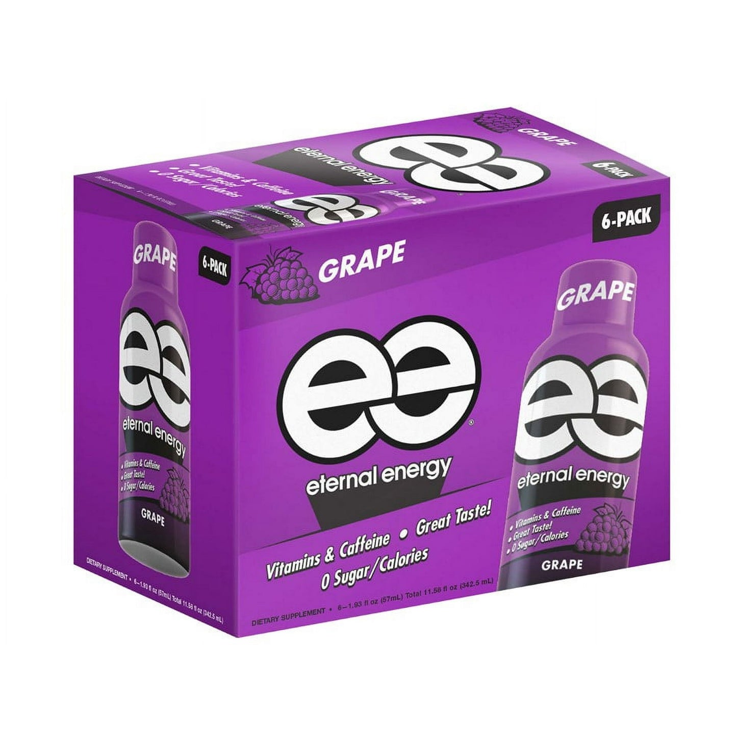 Eternal Energy|Eternal Energy Premium Energy Shot|Grape-(1.93 fl oz, 6 count)