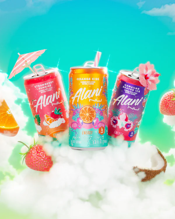 Alani Nu Mini Energy Drink - Paradise Variety Pack - Limited Edition (12 Drinks, 8.4 Fl. Oz. Each)