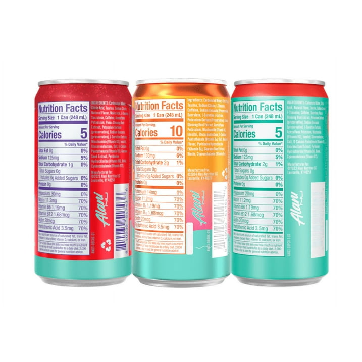 Alani Nu-NEW-Alani Nu Energy Drink Variety Pack|8.4oz 12-pack Variety-(12 Cans)