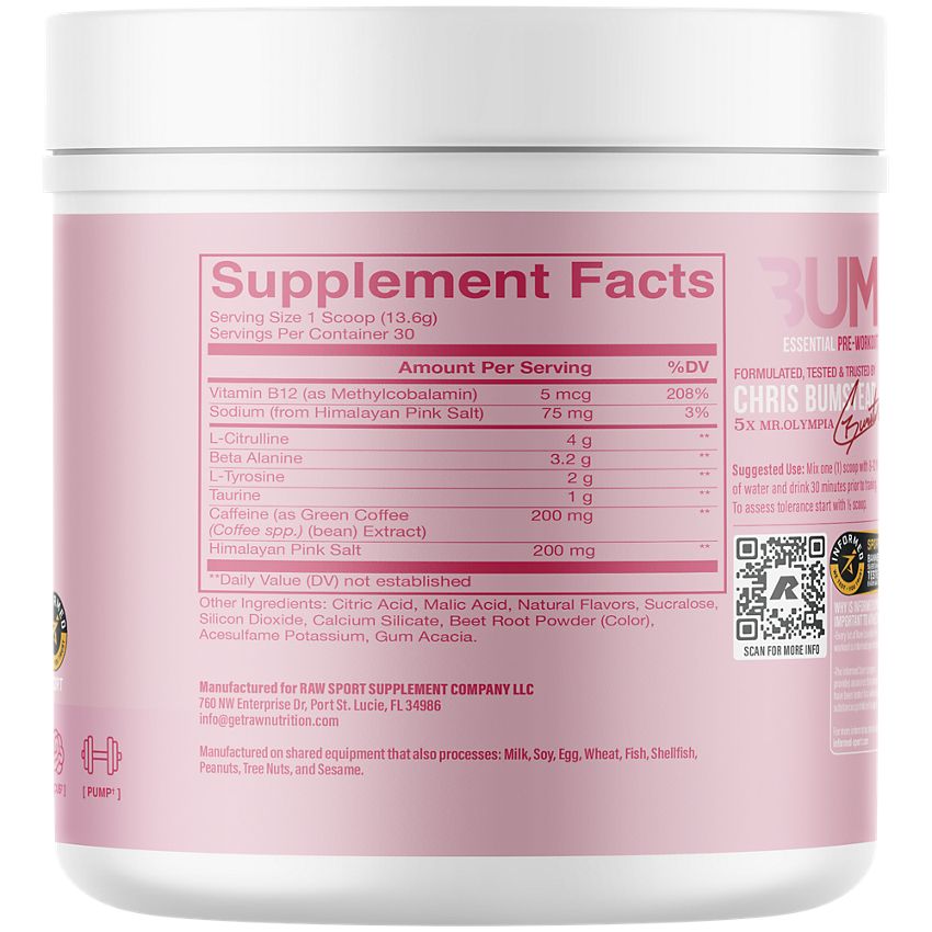 raw essential pre workout-raw essential pre workout review-raw cbum essential pre workout