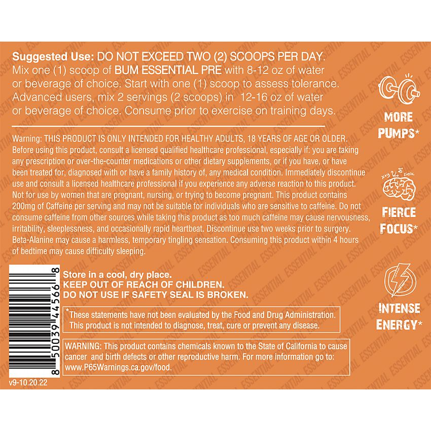 raw essential pre workout-raw essential pre workout review-raw cbum essential pre workout