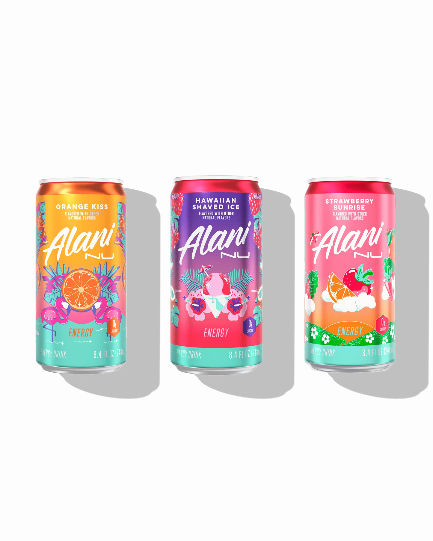Alani Nu Mini Energy Drink - Paradise Variety Pack - Limited Edition (12 Drinks, 8.4 Fl. Oz. Each)