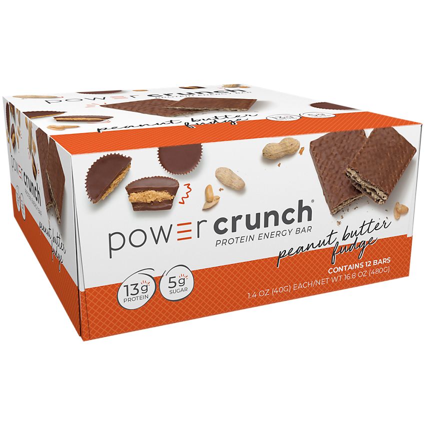 BioNutritional Research Group | Power Crunch Protein Energy Bar Original - Peanut Butter Fudge (12 Bars)