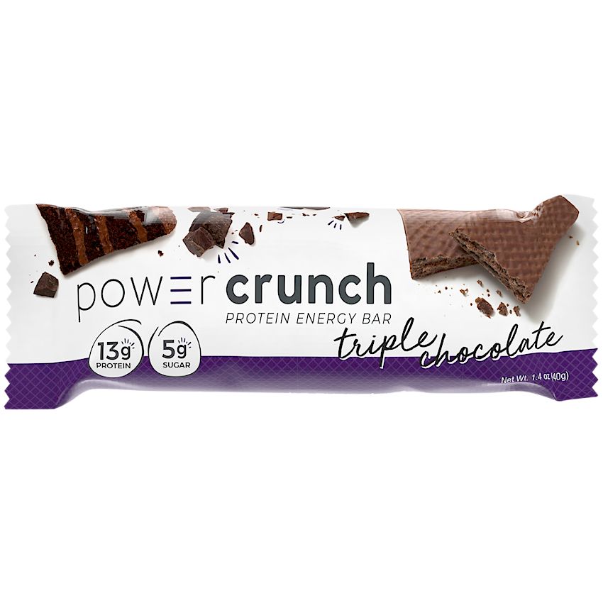 BioNutritional Research Group | Power Crunch Protein Energy Bar - Triple Chocolate (12 Bars)