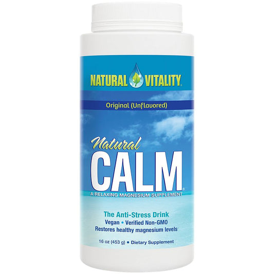 Natural Vitality|Natural Calm Magnesium Powder-Unflavored (113 Servings)