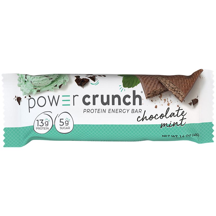 BioNutritional Research Group | Power Crunch Protein Energy Bar Original - Chocolate Mint (12 Bars)