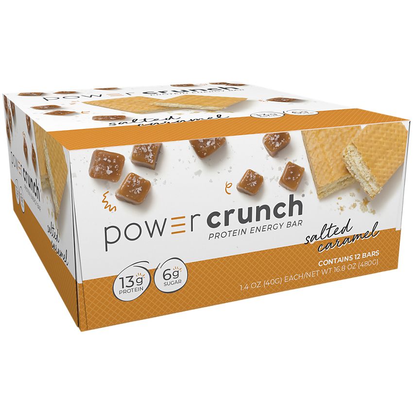 BioNutritional Research Group | Power Crunch Protein Energy Bar Original - Salted Caramel (12 Bars)