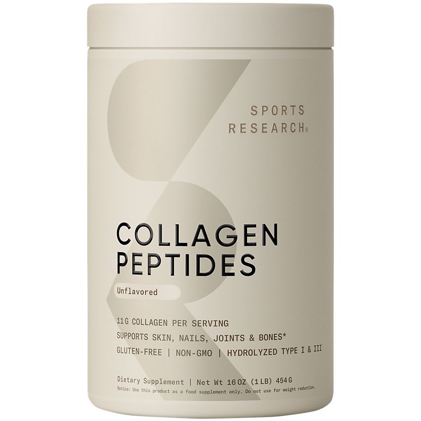 Sports Research Corporation|Hydrolyzed Collagen Peptides Powder|Unflavored-(41 Servings)