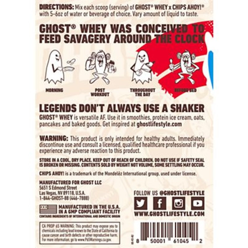 GHOST Whey Protein - OREO (2.2 Lbs. / 26 Servings)