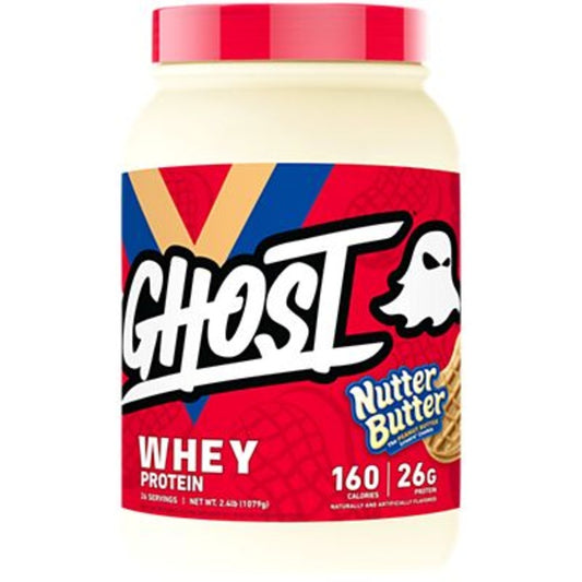 GHOST Whey Protein - Nutter Butter (2.4 Lbs. / 26 Servings)