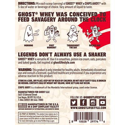 GHOST Whey Protein - CHIPS AHOY