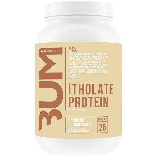 RAW CBUM Series Itholate Protein Powder|Cinnamon Crunch Cereal-(1.7 lbs./25 Servings)