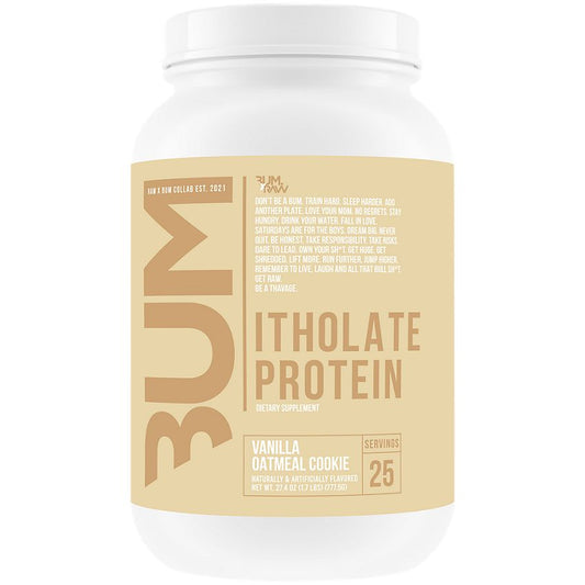 RAW CBUM Series Itholate Protein Powder|Vanilla Oatmeal Cookie-(1.7 lbs./25 Servings)