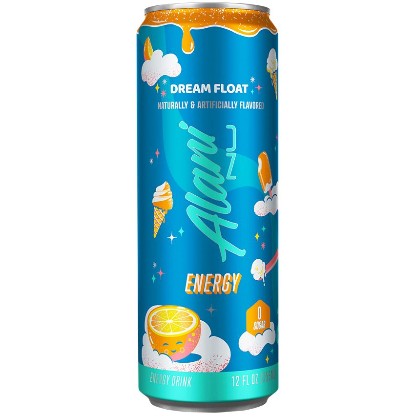 Alani Nu Energy Drink - Dream Float (12 Drinks , 12 Fl Oz. Each)