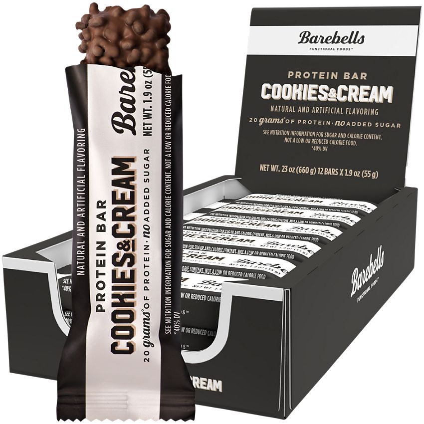 Barebells|Protein Bar|Cookies and Cream (12 Bars)