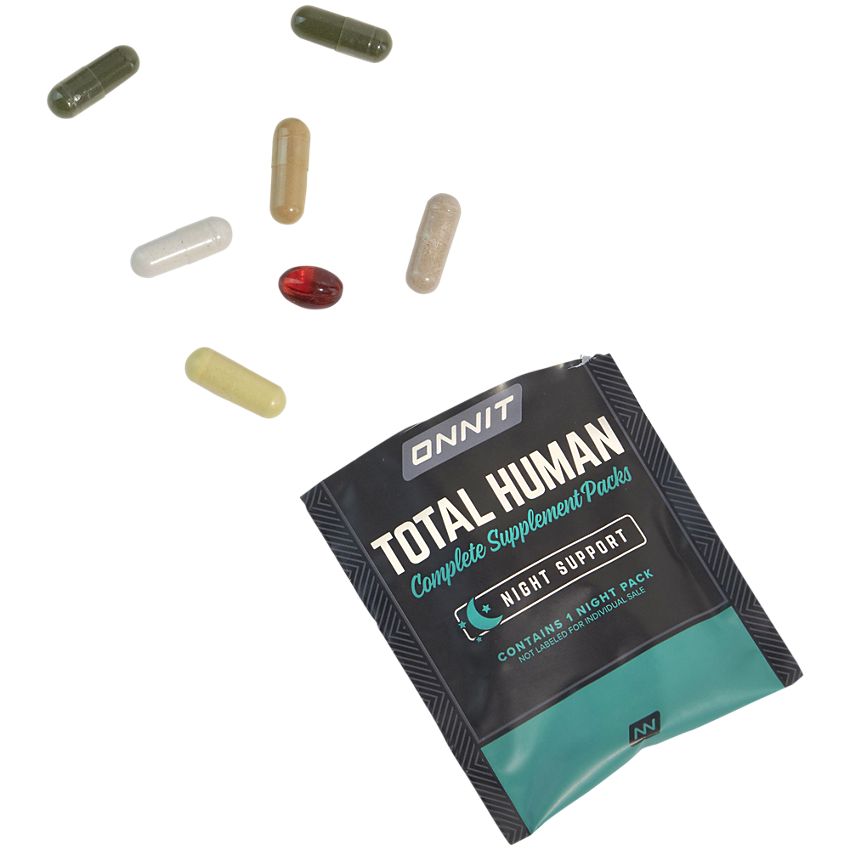 Onnit Labs|Total Human Complete Supplement Packs|Day and Night Support-(60 Packets)