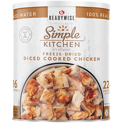 ReadyWise Freeze-Dried Diced Cooked Chicken