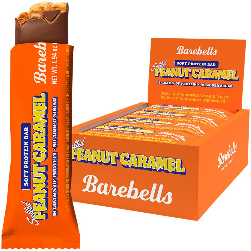 Barebells-Soft Protein Bar - Salted Peanut Caramel (12 Bars)