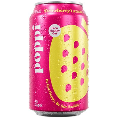 Poppi Prebiotic Soda - Strawberry Lemon