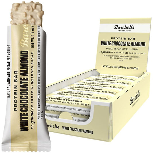 Barebells|Protein Bar - White Chocolate Almond (12 Bars)