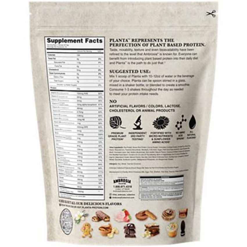 Ambrosia Collective Planta Plant Protein – Cookies and Cream (2.07 lbs./25 Servings)