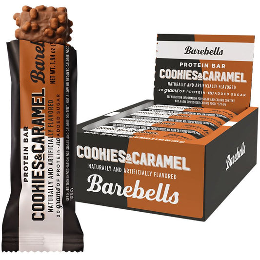 Barebells|Protein Bar-Cookies & Caramel (12 Bars)