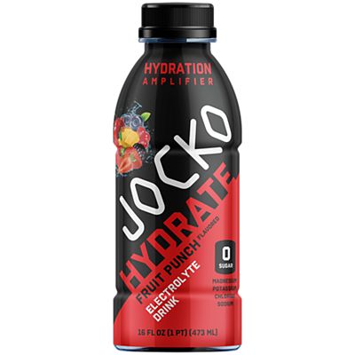 JOCKO FUEL Jocko Hydrate –Hydration Amplifier Electrolyte Drink - Fruit Punch (16 fl. oz./12 Drinks)