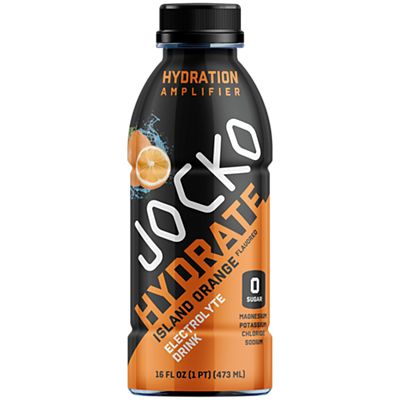 JOCKO FUEL Jocko Hydrate – Hydration Amplifier Electrolyte Drink - Island Orange (16 fl. oz./12 Drinks)