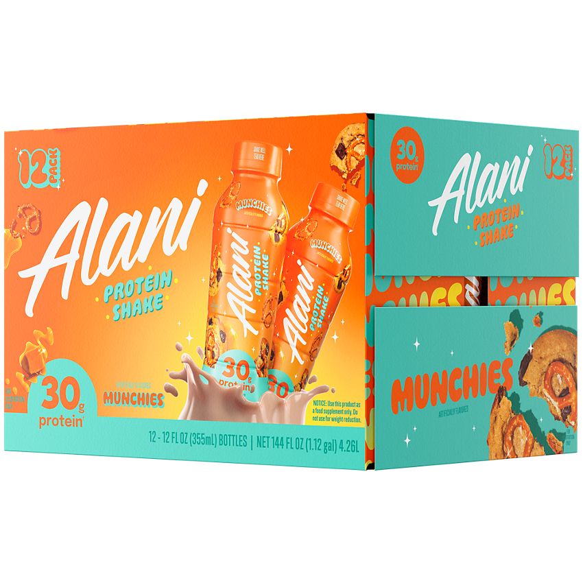 Alani Nu Protein Shake|Munchies|(12 Fl Oz. / 12 Drinks)