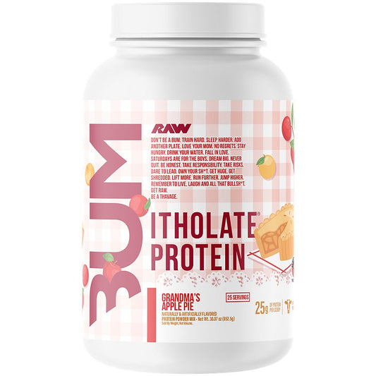 RAW CBUM Series Itholate Protein Powder|Grandma's Apple Pie-(30.07 Oz. / 25 Servings)