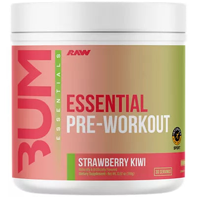 RAW Essential Pre-Workout - Strawberry Kiwi (13.97 Oz. / 30 Servings)