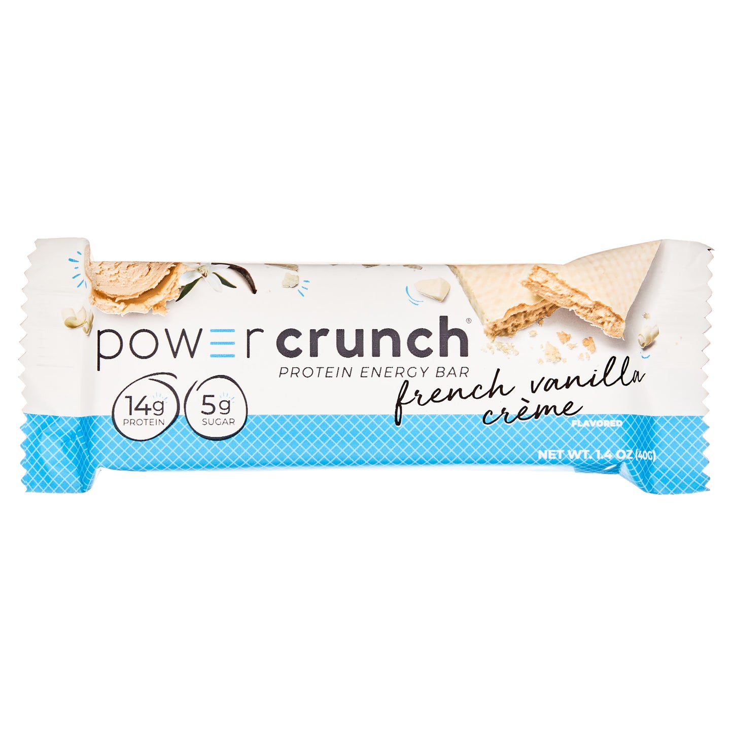 Crunch-Power Crunch Original Protein Energy Bars | French Vanilla Cream | 1.4 oz(5 Count)