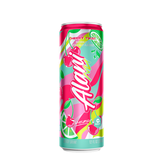 Alani Nu Energy Drink - Cherry Twist Limited Edition (12 Drinks, 12 Fl Oz. Each)