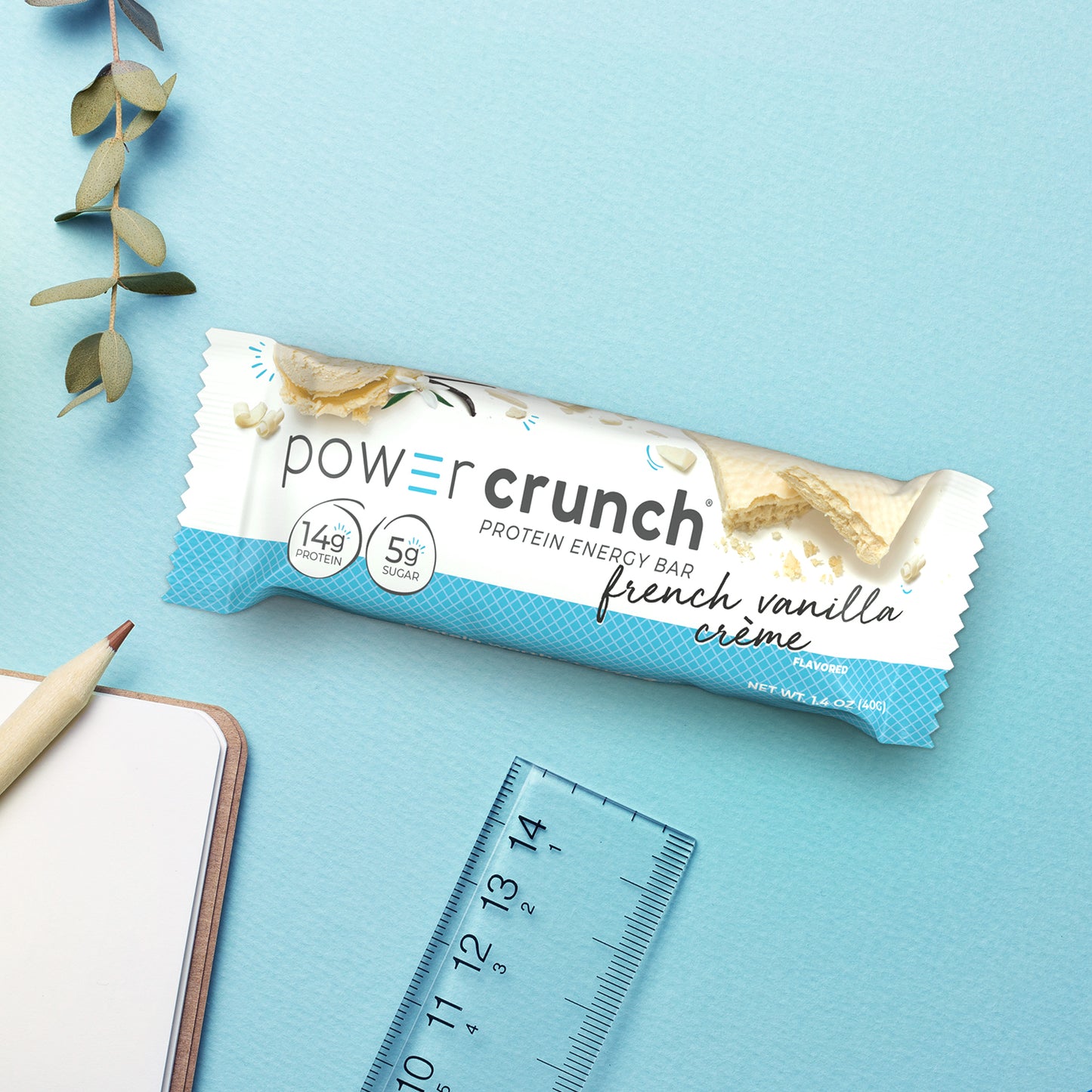 Crunch-Power Crunch Original Protein Energy Bars | French Vanilla Cream | 1.4 oz(5 Count)